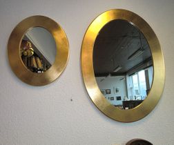 62 DeLux speglar í gullhúðuðum römum stærðir 60 og 95cm